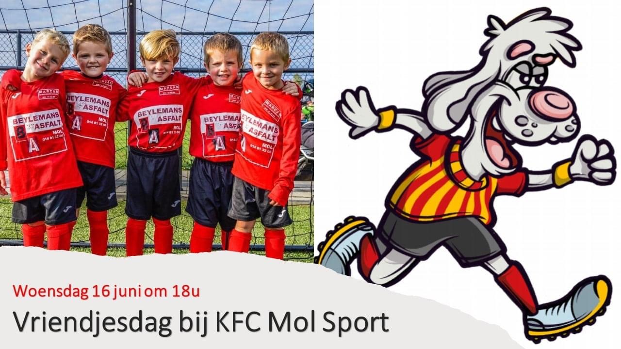 Vriendjesdag bij KFC Mol Sport
